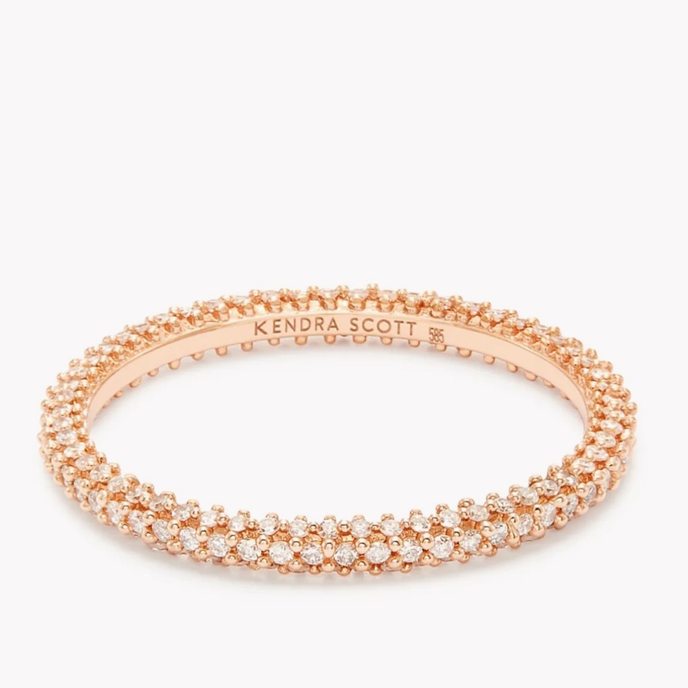 Kendra Scott, Fine Jewelry, Remi 14k Rose Gold Diamond Ring